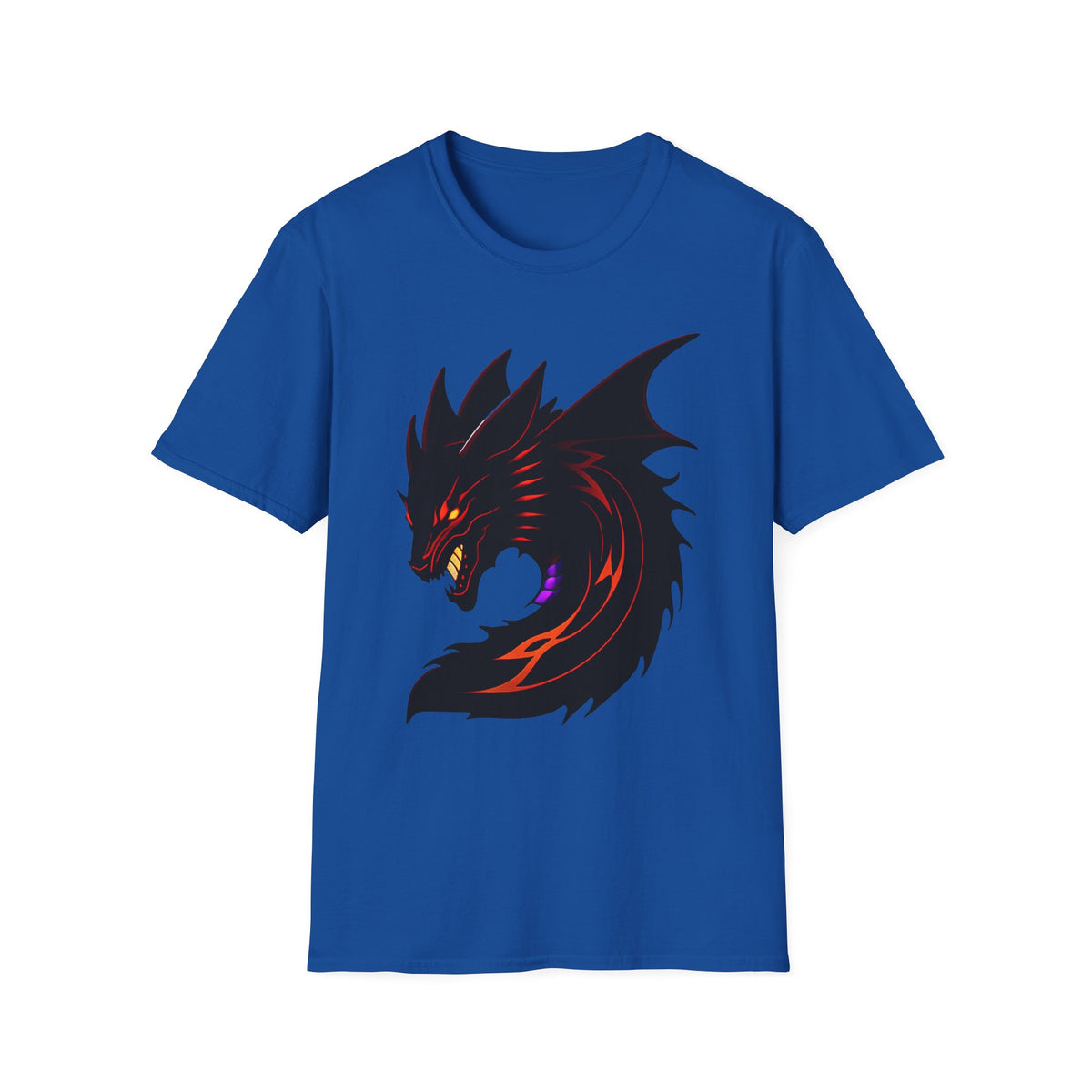 Dragon Head T‑Shirt — Fierce Black Dragon Graphic Tee