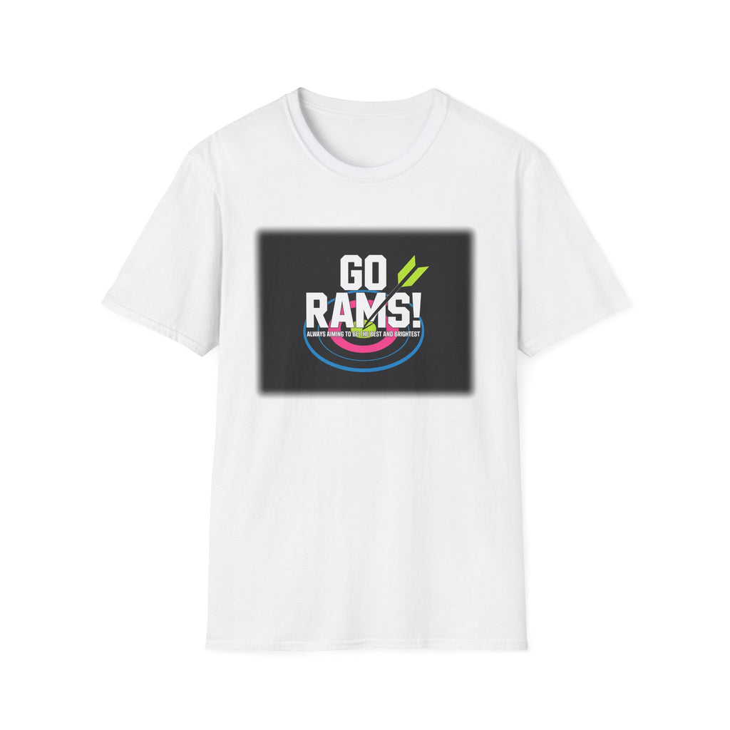 Go Rams! Cheer T-Shirt — Bold School Spirit Graphic Tee