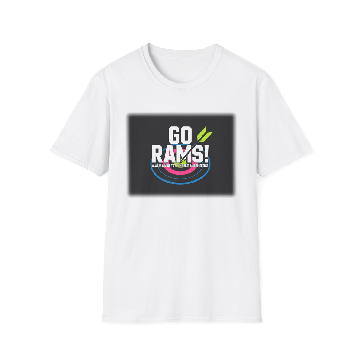 Go Rams! Cheer T-Shirt — Bold School Spirit Graphic Tee