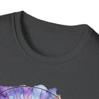Sunrise Iguanas T-Shirt — Colorful Mountain Sunrise with Forest Trail