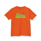 Kids T-Shirt — "I Am The Sensory Overload" Neon Graphic