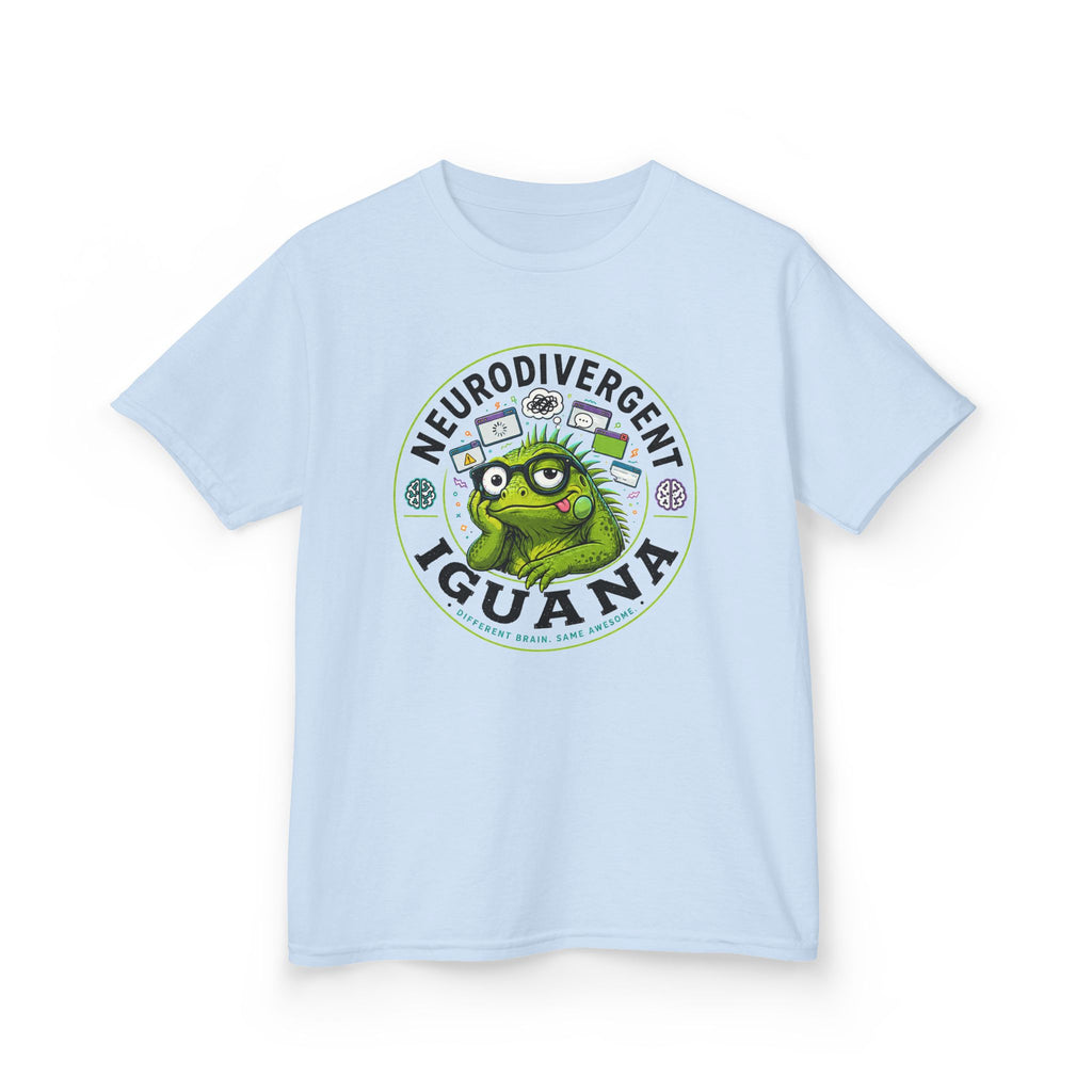 Neurodivergent Iguana Kids Tee