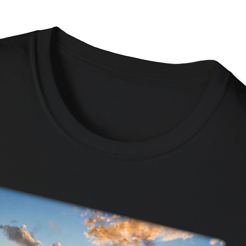 Sunset Beach Inspirational T-Shirt — 'Gratitude' Quote Tee