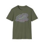 Neurodivergent Iguana Graphic T‑Shirt — Pride-Lit Earthtone Design