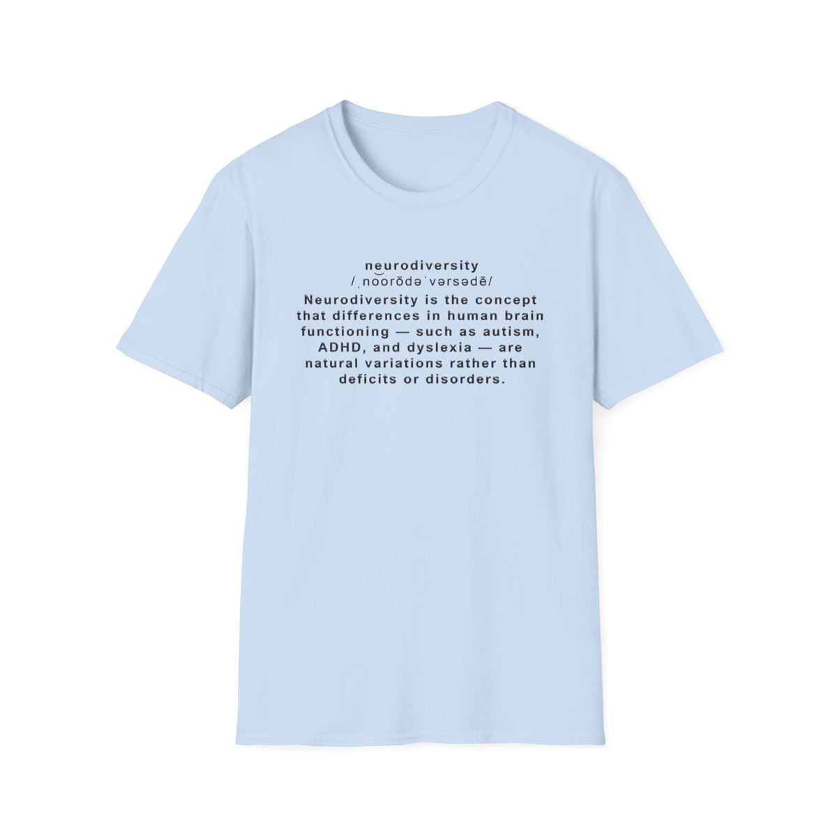 Neurodiversity Definition T-Shirt – Awareness Tee