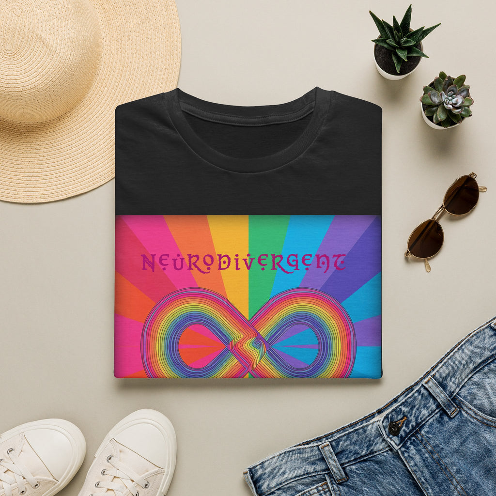 Neurodivergent Infinity Rainbow T-Shirt
