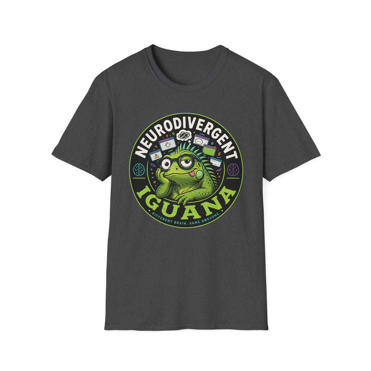 Neurodivergent Iguana T-Shirt