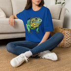 Iguana Graphic T-Shirt — Colorful Tropical Reptile Tee
