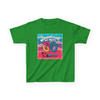 Kids Tee — "Neurodivergent and Happy" Colorful Art Brush Design