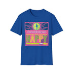 Neurodivergent and Happy T-Shirt — Bright Retro Pride Tee for Neurodiversity Awareness