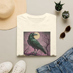 Raven 'Nevermore' T-Shirt — Gothic Moonlit Crow Tee