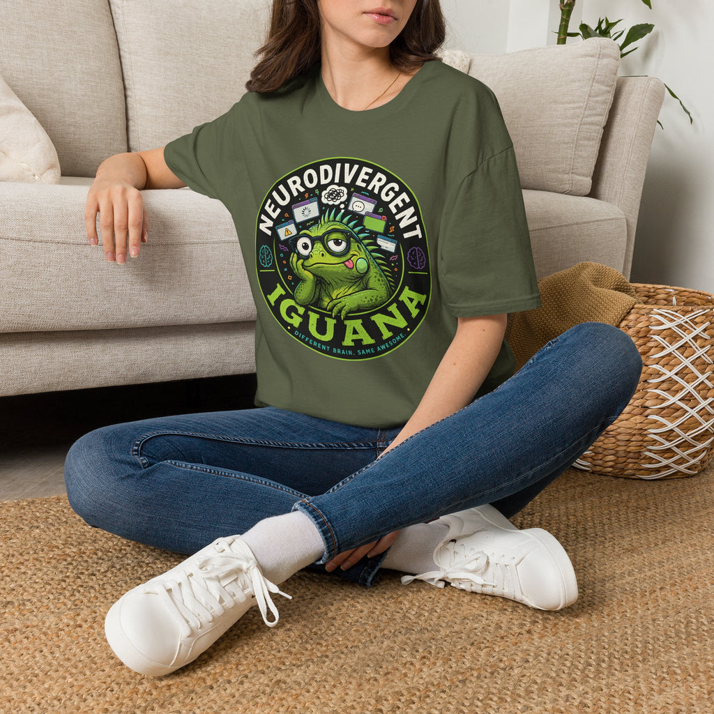 Neurodivergent Iguana T-Shirt