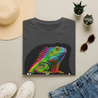Neurodivergent Iguana T-Shirt — Colorful Rainbow Iguana Tee