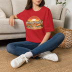 Neurodivergent & Thriving Tee — Retro Sunset Palm Graphic T-Shirt