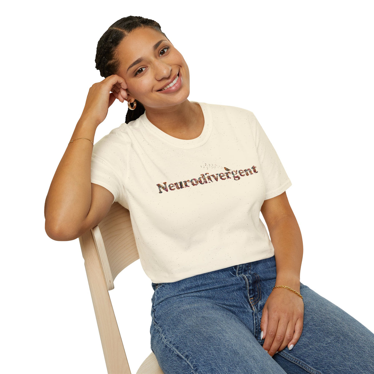Neurodivergent Statement T-Shirt — Minimalist Pride Tee for Neurodiversity Awareness