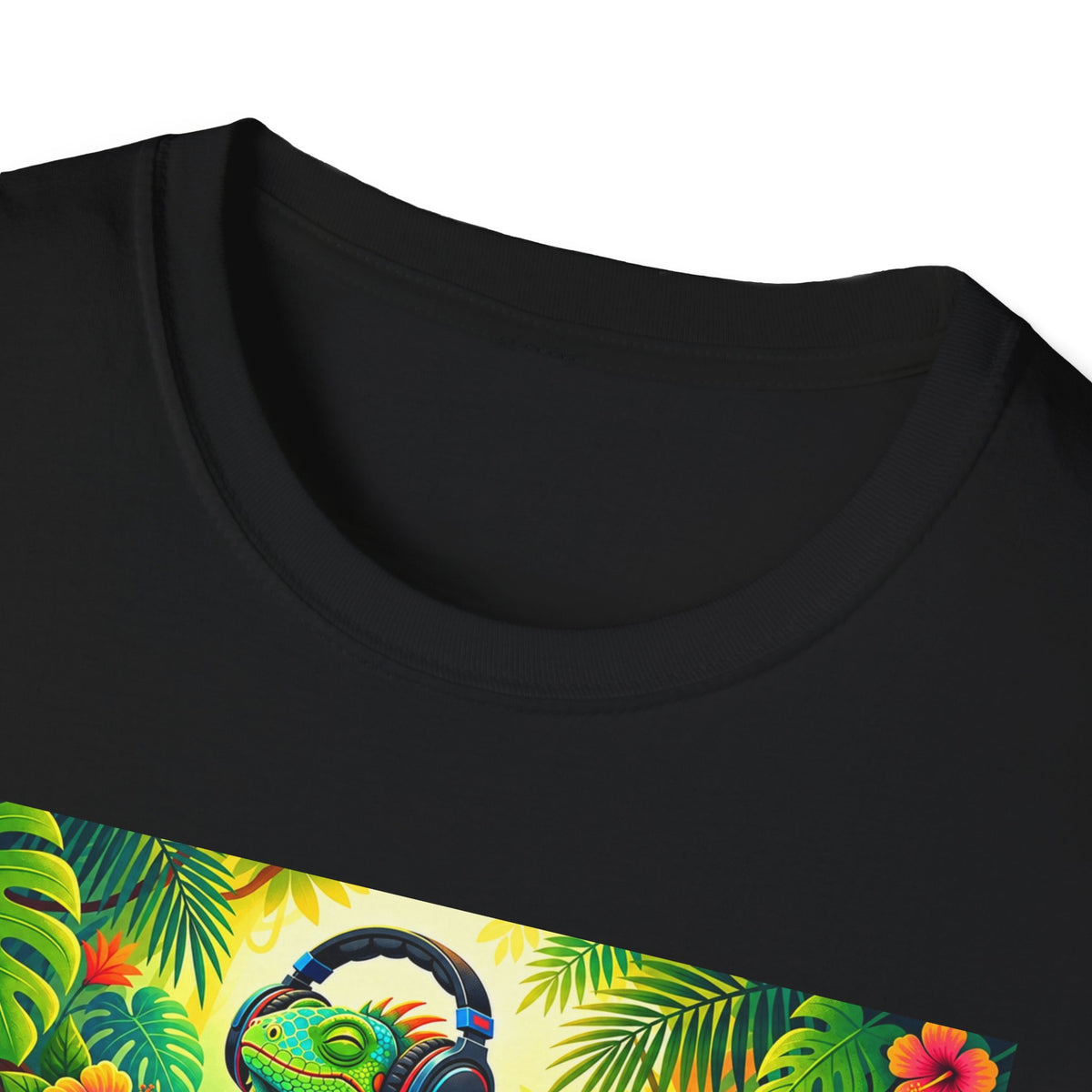 Autism Awareness T-Shirt — 'I Love Music, I Hear Headphones' Floral Design