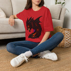 Dragon Head T‑Shirt — Fierce Black Dragon Graphic Tee