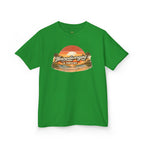 Kids T-Shirt — "Neurodivergent & Thriving" Retro Sunset Tee