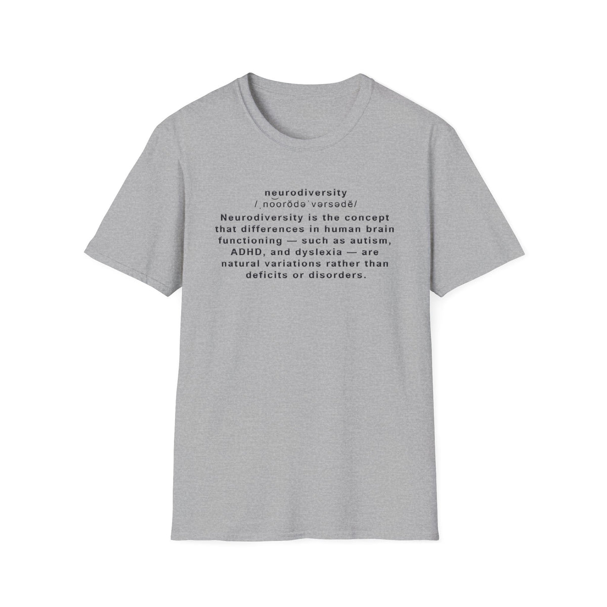 Neurodiversity Definition T-Shirt – Awareness Tee
