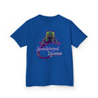 Kids Tee — Neon Chubby Iguana Graphic