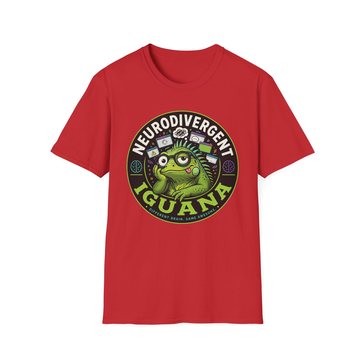Neurodivergent Iguana T-Shirt