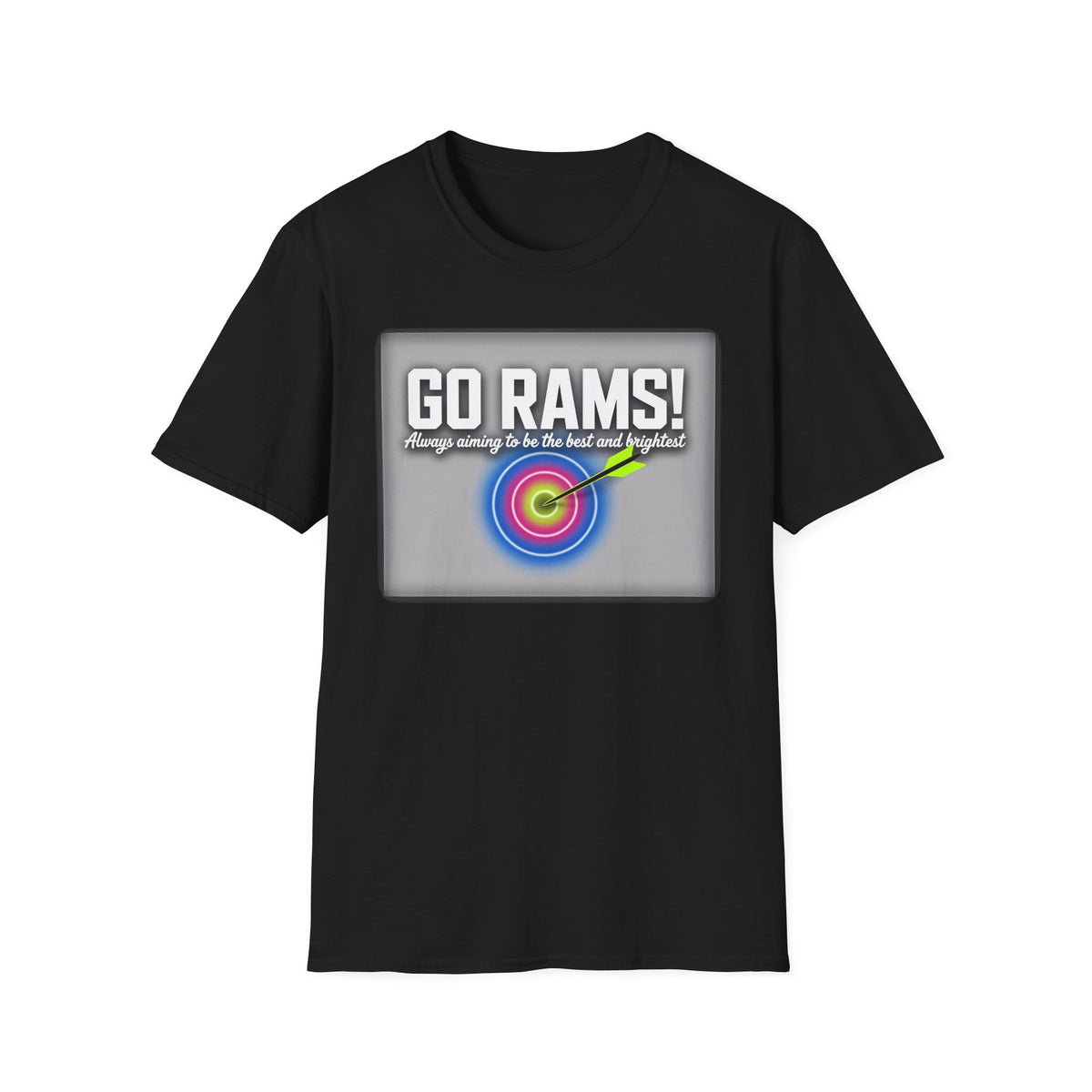 Go Rams! Target Archery T-Shirt — School Spirit & Motivation Tee