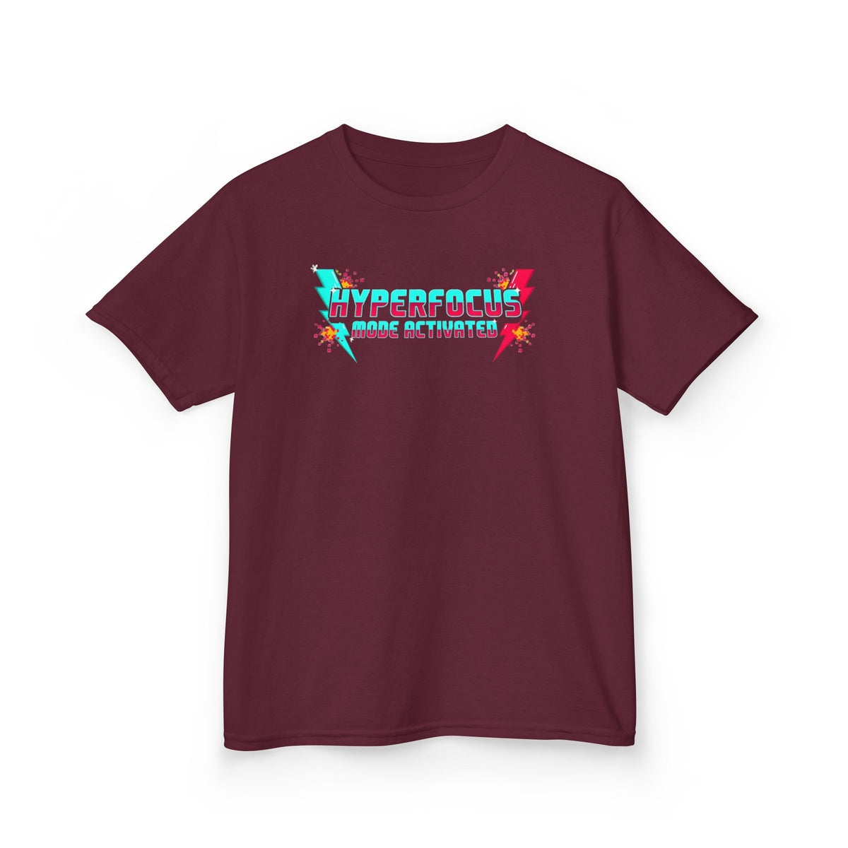 Kids Tee — "Hyperfocus Mode Activated" Retro Gaming Graphic