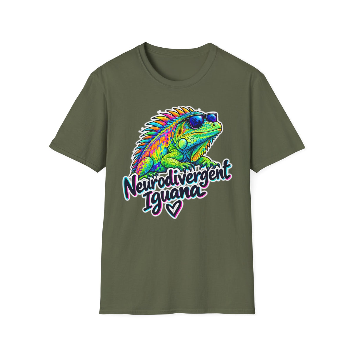 Neurodivergent Iguana T-Shirt