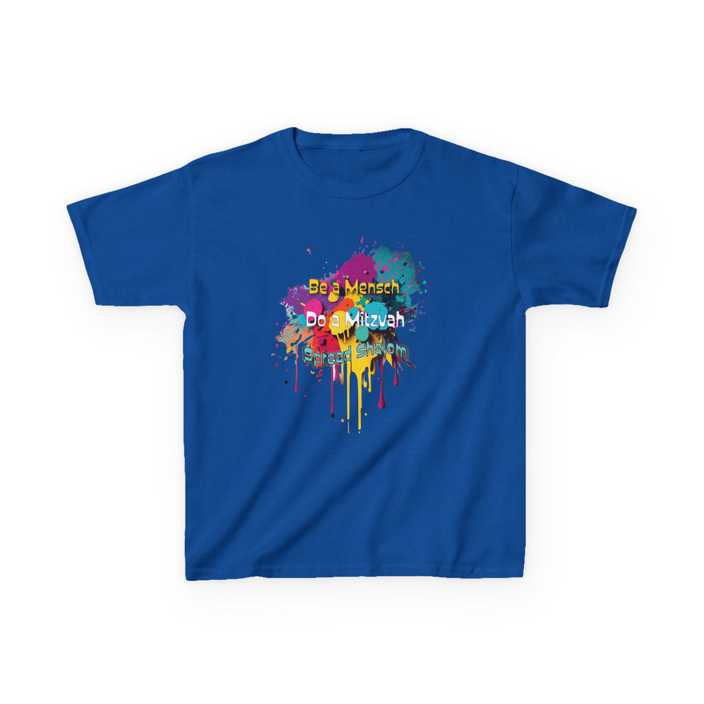 Kids Tee — Colorful Paint Splash Skull "Do It Different" Graphic