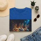 Cute Trio Bunny Graphic T-Shirt — Funny Easter Rabbit Cartoon Tee