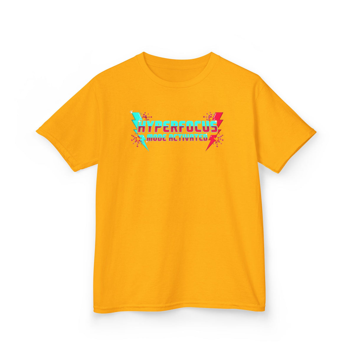 Kids Tee — "Hyperfocus Mode Activated" Retro Gaming Graphic