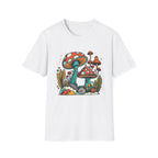 Mushroom Garden T-Shirt — Retro Psychedelic Fungi Illustration