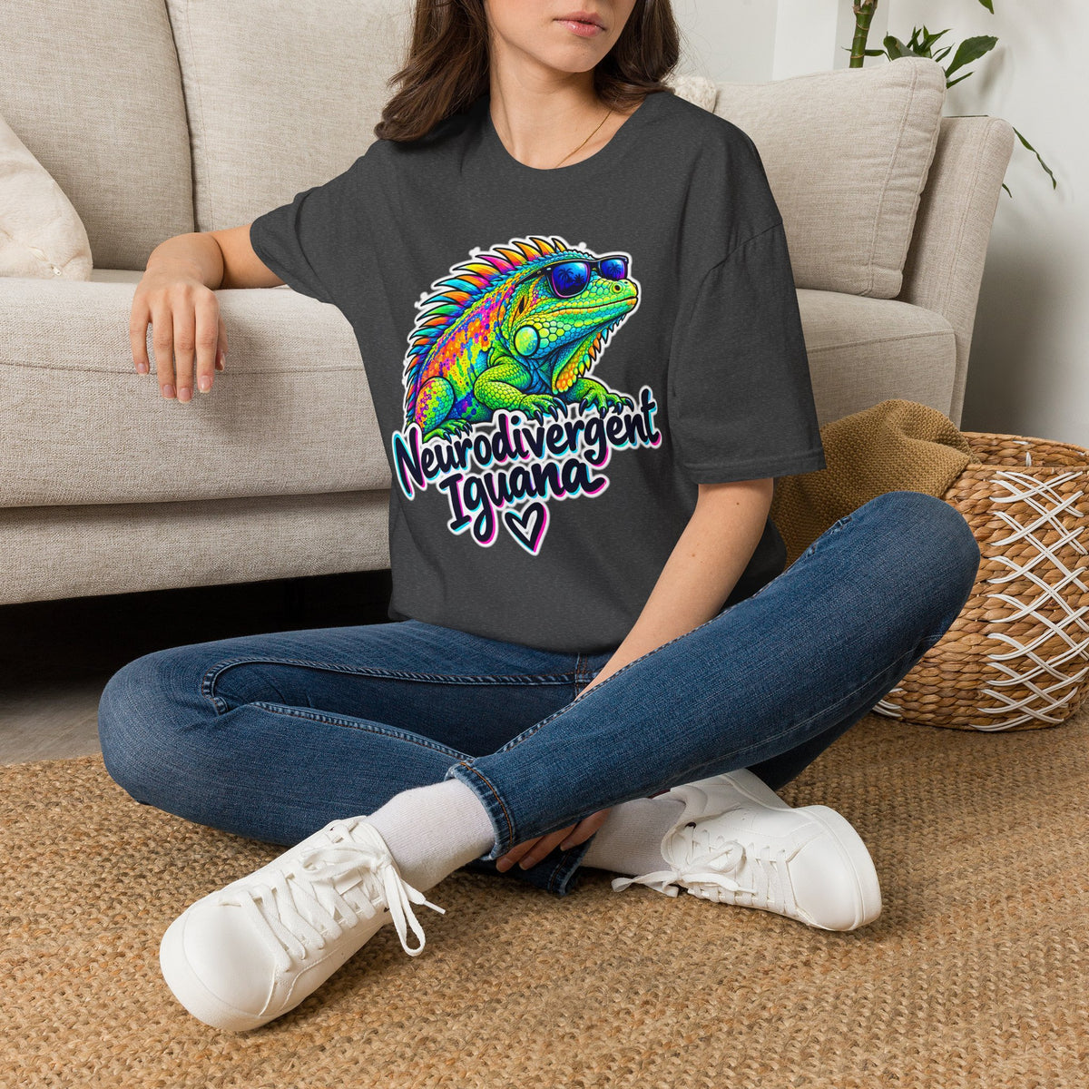 Neurodivergent Iguana T-Shirt
