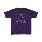 Kids Tee — Neon Chubby Iguana Graphic