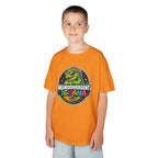 Kids T‑Shirt — "Neurodivergent Iguana" Colorful Pride Tee