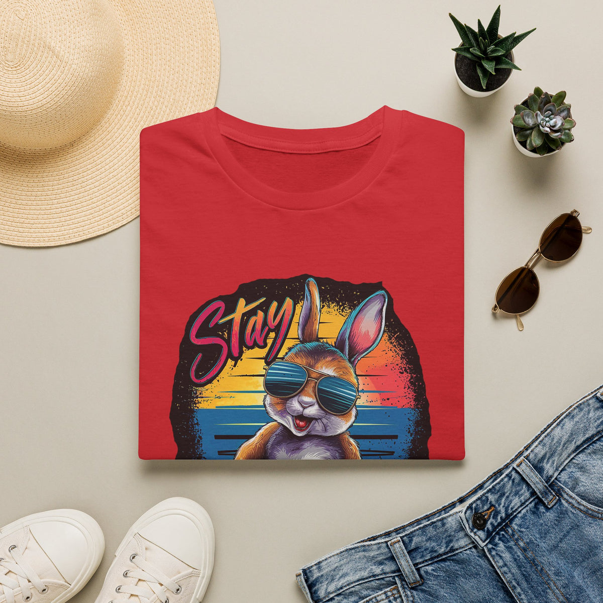 Stay Cool Bunny T‑Shirt