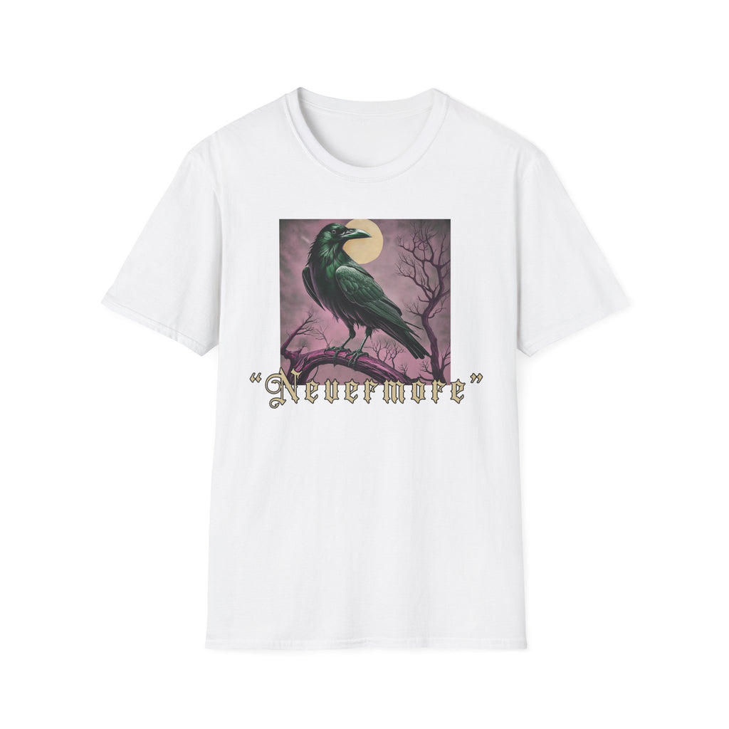 Raven Moon T‑Shirt — Gothic Crow Art Tee