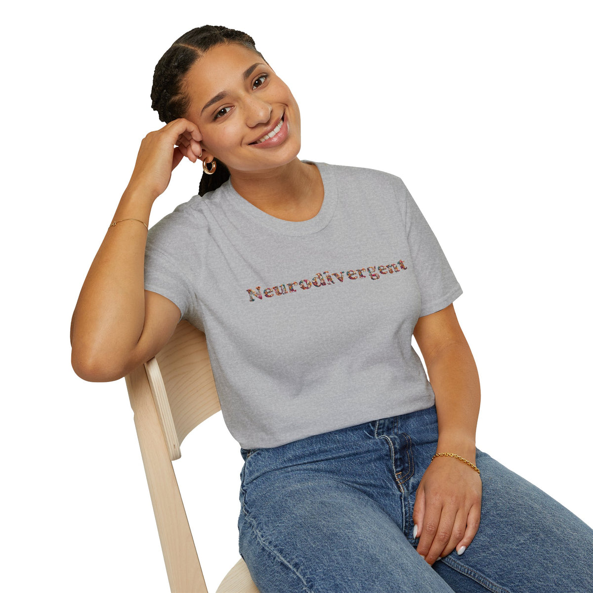 Neurodivergent Tee — Minimal Empowerment Statement T-Shirt