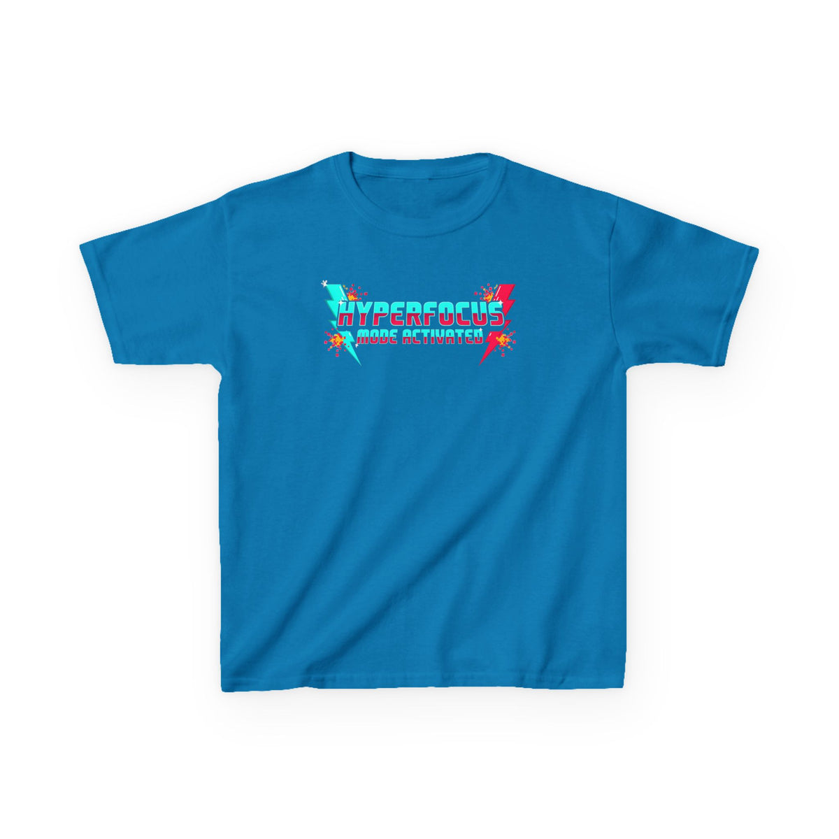 Kids Tee — "Hyperfocus Mode Activated" Retro Gaming Graphic