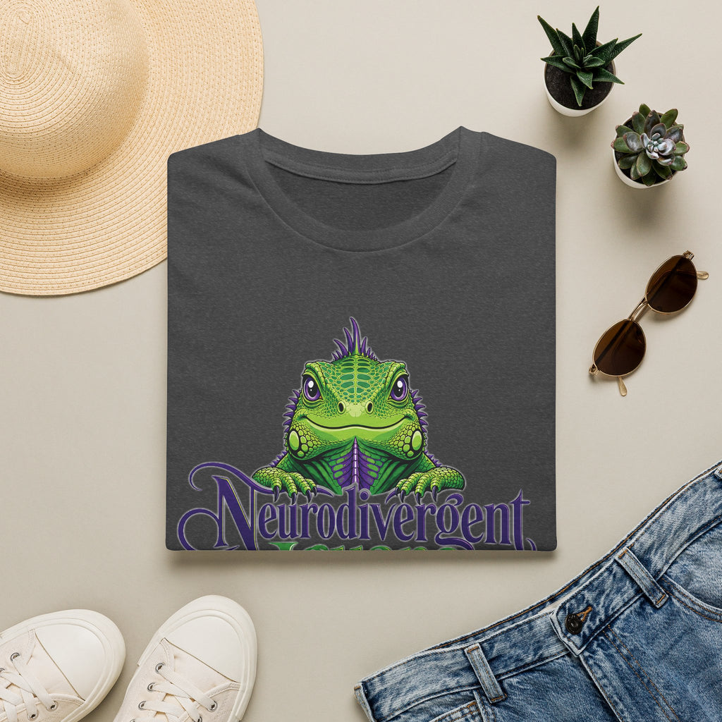 Neurodivergent Iguana T-Shirt — Cute Green Lizard Pride Tee