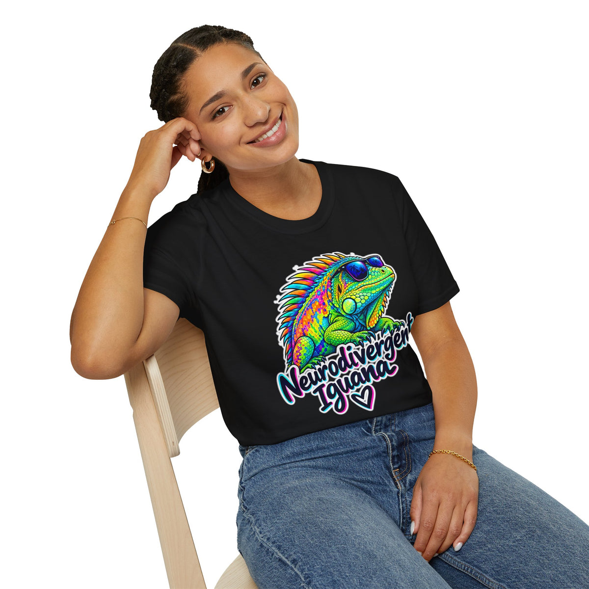 Neurodivergent Iguana T-Shirt