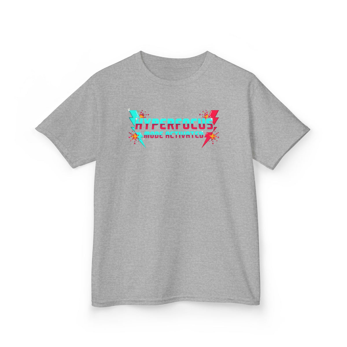 Kids Tee — "Hyperfocus Mode Activated" Retro Gaming Graphic