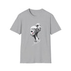 Women’s Portrait Tee — Artistic Side Profile Face Graphic T-Shirt