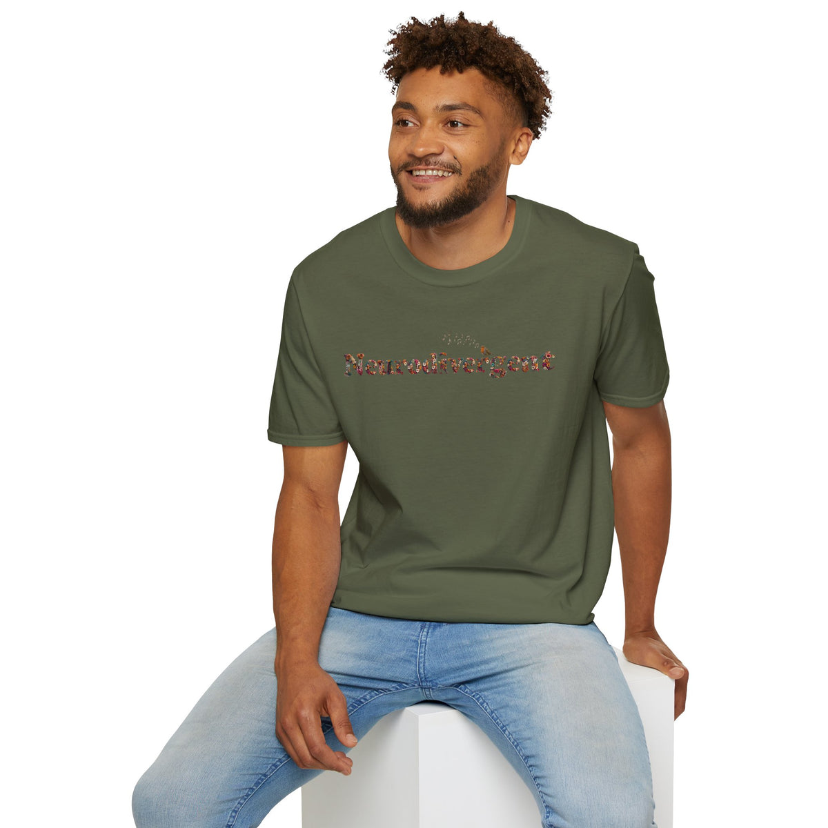 Neurodivergent Statement T-Shirt — Minimalist Pride Tee for Neurodiversity Awareness