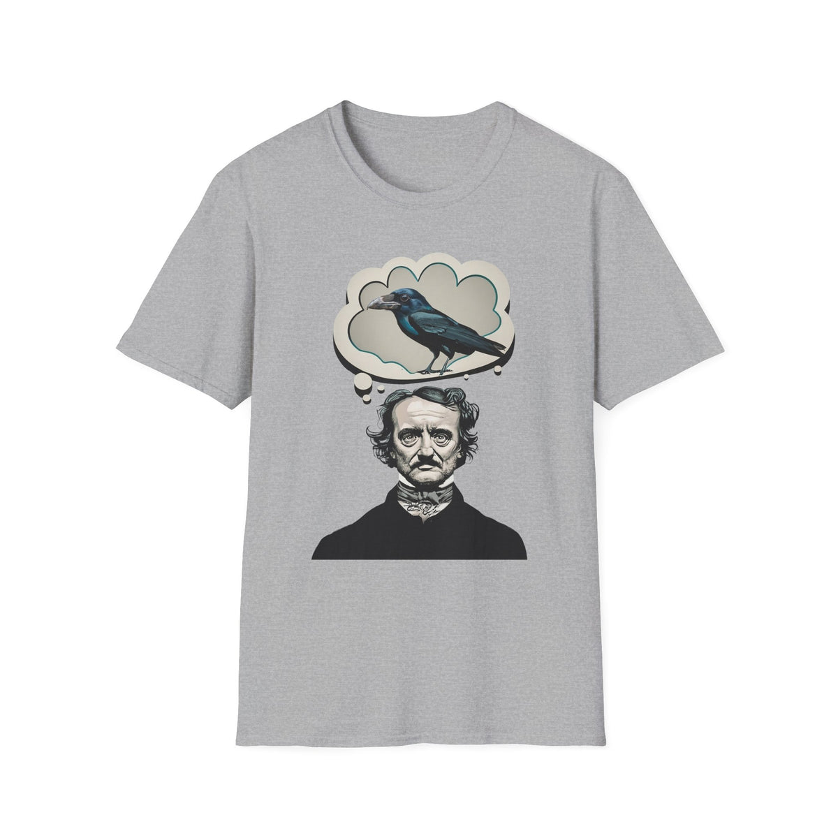 Edgar Allan Poe Raven T‑Shirt — Gothic Literary Quote Tee