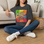 Happy Neurodivergent T-Shirt — Colorful Pride Art Tee