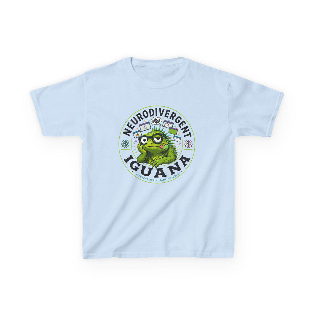 Neurodivergent Iguana Kids Tee