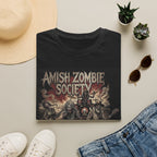 Amish Zombie Society T‑Shirt — Horror Band Tour Graphic Tee