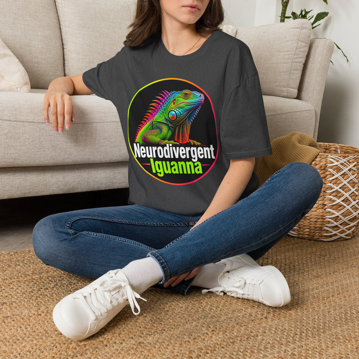 Neurodivergent Iguana T-Shirt