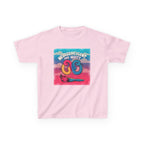 Kids Tee — "Neurodivergent and Happy" Colorful Art Brush Design
